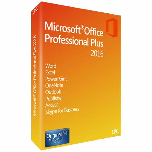 Microsoft Office 2016 Professional Plus Vollversion
