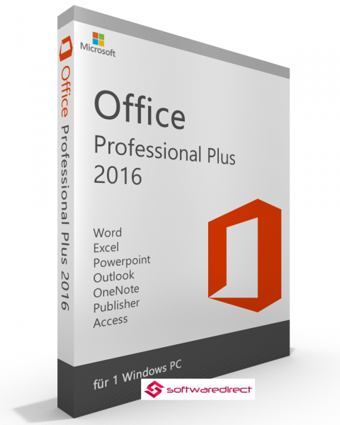 Microsoft Office 2016 Professional Plus Vollversion